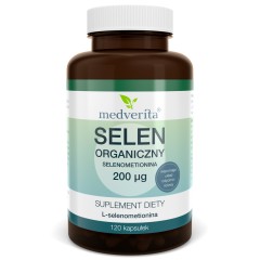 Medverita Selen Organiczny L-Selenometionina 200µg - 120 kapsułek