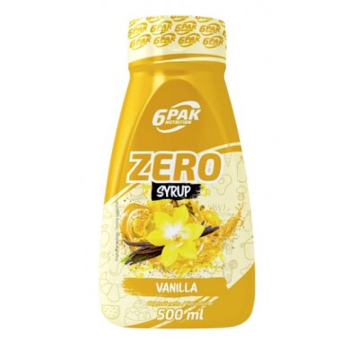6PAK Syrup Syrop ZERO 500ml Vanilla Wanilia