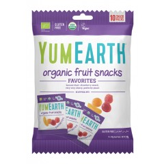 YUMEARTH Żelki bez żelatyny EKO (Fruit Snacks) 10x19,8g