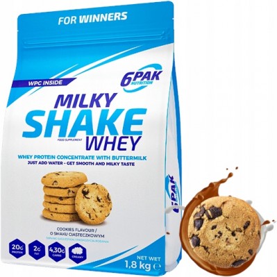 6PAK Milky Shake Whey 1800g