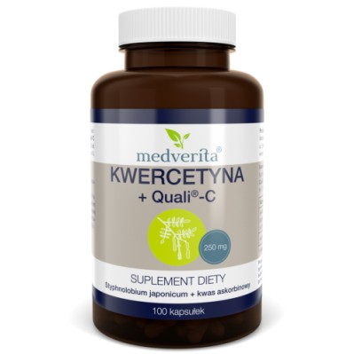 Medverita Kwercetyna 250mg + Quali C 100 kapsułek