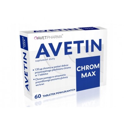 AVETPHARMA AVETIN Chrom Max 60 tabletek