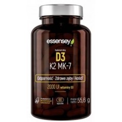 ESSENSEY Witamina D3 + K2 Mk-7 90 kapsułek