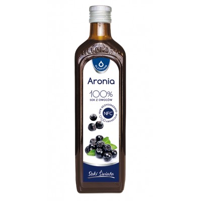 OLEOFARM Aronia 100% sok z owoców 490ml