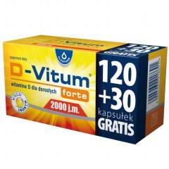 OLEOFARM D-Vitum Forte 2000 Aerozol 150 kapsułek