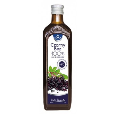 OLEOFARM Czarny bez Sok z czarnego bzu 490ml