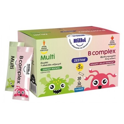 ForMeds HILKI ZESTAW MULTI + B COMPLEX 30 + 30 saszetek