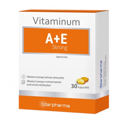 STARPHARMA Vitaminum A + E STRONG 30 kapsułek