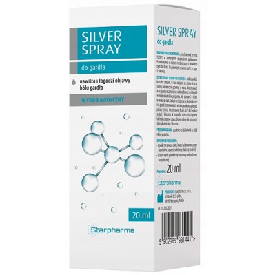 STARPHARMA Silver Spray do gardła 20ml