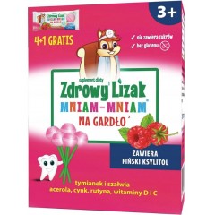 STARPHARMA Zdrowy Lizak Mniam-Mniam Na Gardło 4+1szt