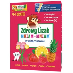 STARPHARMA Zdrowy Lizak Mniam-Mniam z Witaminami 5szt
