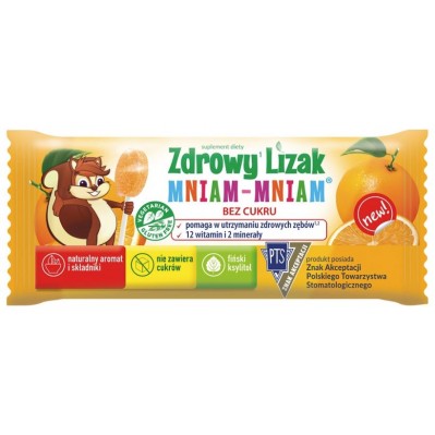 STARPHARMA Zdrowy Lizak Mniam-Mniam Pomarańcza Łezka 1szt