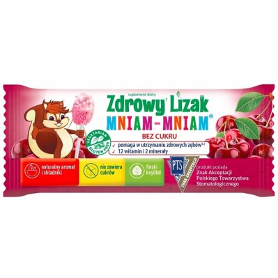 STARPHARMA Zdrowy Lizak Mniam-Mniam Wiśnia Łezka 1szt