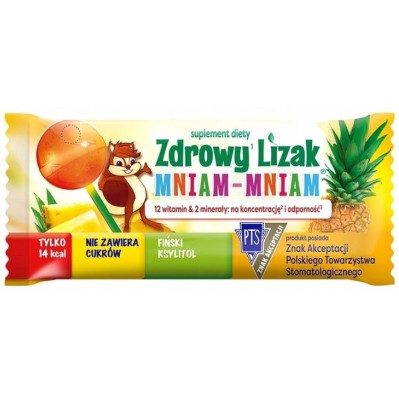 STARPHARMA Zdrowy Lizak Mniam-Mniam Ananas 1szt