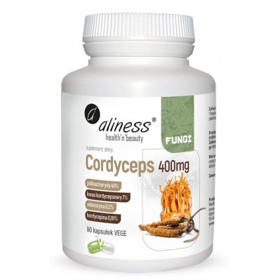 Aliness Cordyceps 400mg 90 kapsułek