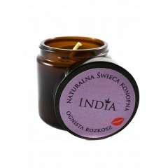 INDIA ŚWIECA KONOPNA OGNISTA ROZKOSZ 90g