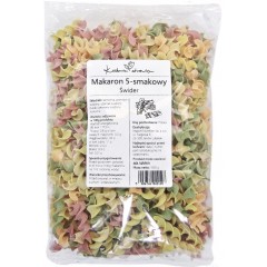 KUCHNIA ZDROWIA Makaron 5-smakowy Świderki 1kg