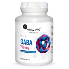 Aliness GABA 750mg 100 kapsułek