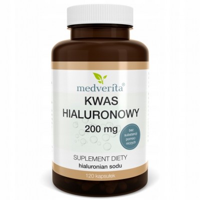 Medverita Kwas Hialuronowy 200mg 120 kapsułek