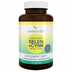 Medverita Selen + Cynk 120 kapsułek