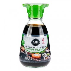 ASIA KITCHEN Sos sojowy do sushi Premium Mniej soli 150ml
