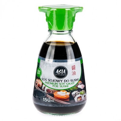 ASIA KITCHEN Sos sojowy do sushi Premium Mniej soli 150ml