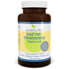 Medverita Enzymy Trawienne DigeZyme® 140mg - 60 kapsułek
