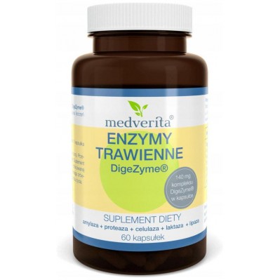 Medverita Enzymy Trawienne DigeZyme® 140mg - 60 kapsułek