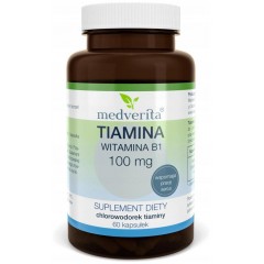 Medverita Tiamina (Witamina B1) 100mg 60 kapsułek