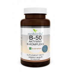 Medverita Witamina B-50 Aktywny B-KOMPLEKS 60 kapsułek