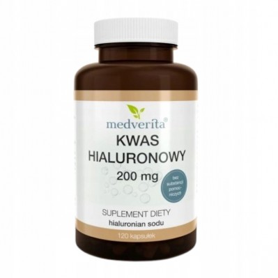 Medverita Kwas hialuronowy 200 mg 100 kapsułek