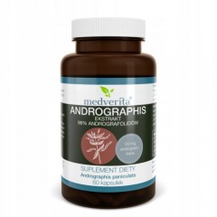 Medverita Andrographis ekstrakt 98% andrografolidów 60 kapsułek
