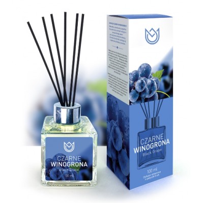 Naturalne Aromaty Dyfuzor rattanowy 100ml Czarne winogrona