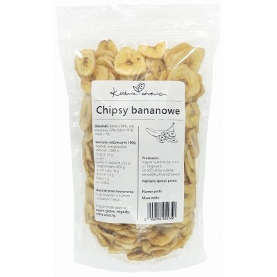 KUCHNIA ZDROWIA Chipsy bananowe 100G