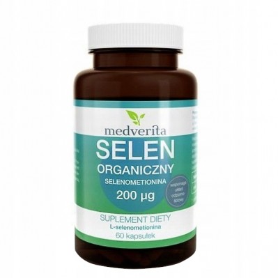 Medverita Selen Organiczny L-Selenometionina 200µg - 60 kapsułek