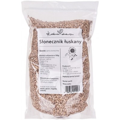 KUCHNIA ZDROWIA Słonecznik łuskany 1KG