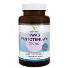 Medverita Kwas Pantotenowy 200mg - 90 kapsułek