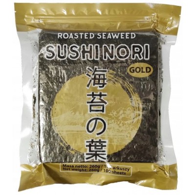 ASIA KITCHEN Wodorosty Nori Gold 100 arkuszy 260g