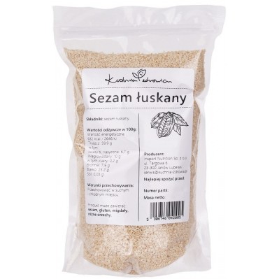 KUCHNIA ZDROWIA Sezam łuskany 500g