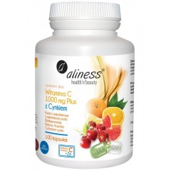 Aliness Witamina C 1000mg z Cynkiem Plus 100 kapsułek