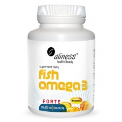 Aliness Fish Omega 3 FORTE 500/250mg 90 kapsułek