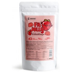 INSPORT NUTRITION Galaretka FIT JELLY o smaku TRUSKAWKOWYM 301g