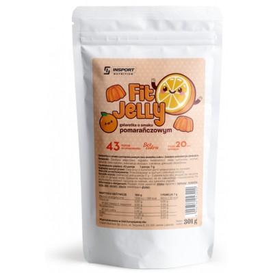 INSPORT NUTRITION Galaretka FIT JELLY o smaku POMARAŃCZOWYM301g