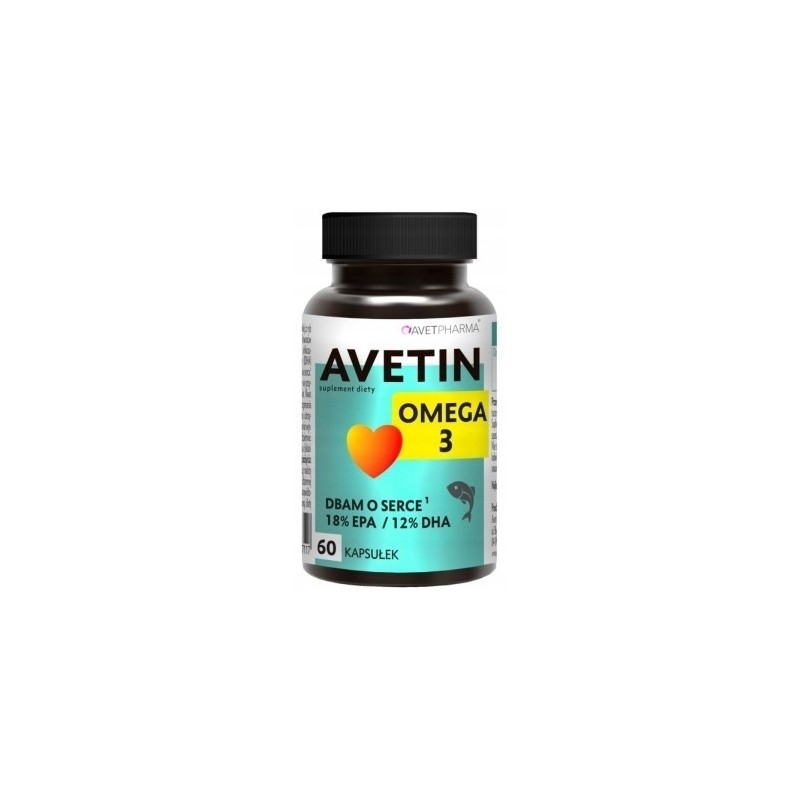 AVETPHARMA AVETIN Omega 3 60 kapsu ek NUTRINER