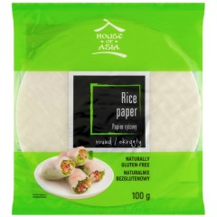 HOUSE of ASIA Papier ryżowy okrągły 100g