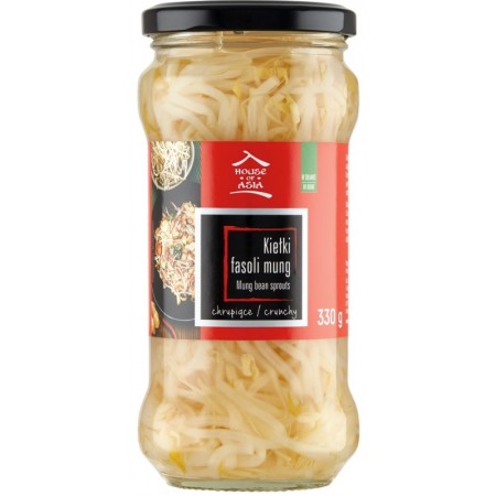 HOUSE of ASIA Kiełki fasoli MUNG w zalewie 330g