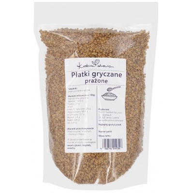 KUCHNIA ZDROWIA Płatki gryczane prażone 1kg