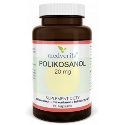 Medverita Polikosanol 20mg 60 kapsułek