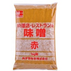 KUCHNIE ŚWIATA HANAMARUKI Pasta Miso Aka ciemne 1kg
