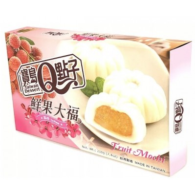 KUCHNIE ŚWIATA Mochi Lychee owocowy 210g